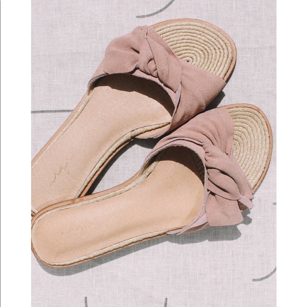 50% off through Friday! Urge Suede Bow Sandals
